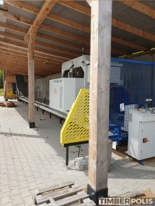 Dvojkotúčová uhlová píla - Drevoobrábacie stroje